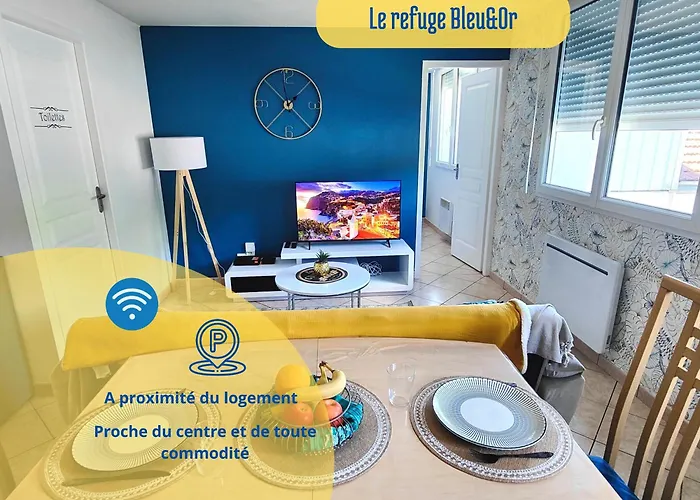 Le Refuge Bleu Et Or